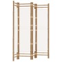 Folding screen with 4 bamboo and canvas panels 160 cm by vidaXL, Room dividers - Ref: Foro24-350624, Price: 103,39 €, Discoun...