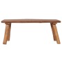 Solid teak wood garden bench 120 cm by vidaXL, Banks - Ref: Foro24-288817, Price: 182,14 €, Discount: %