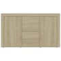 Sonoma oak plywood sideboard 120x36x69 cm by vidaXL, Sideboards - Ref: Foro24-801844, Price: 116,99 €, Discount: %