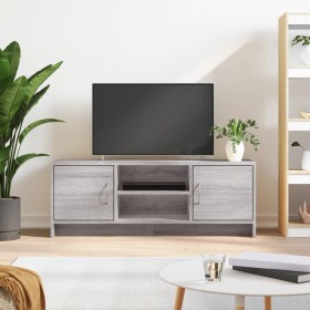 Sonoma gray engineered wood TV cabinet 102x30x37.5 cm by vidaXL, TV Furniture - Ref: Foro24-823259, Price: 59,53 €, Discount: %