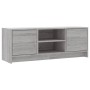 Sonoma gray engineered wood TV cabinet 102x30x37.5 cm by vidaXL, TV Furniture - Ref: Foro24-823259, Price: 59,34 €, Discount: %