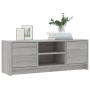 Sonoma gray engineered wood TV cabinet 102x30x37.5 cm by vidaXL, TV Furniture - Ref: Foro24-823259, Price: 59,34 €, Discount: %