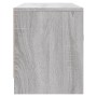 Sonoma gray engineered wood TV cabinet 102x30x37.5 cm by vidaXL, TV Furniture - Ref: Foro24-823259, Price: 59,34 €, Discount: %