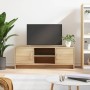 Mueble de TV madera de ingeniería roble Sonoma 102x30x37,5 cm de vidaXL, Muebles TV - Ref: Foro24-823256, Precio: 55,99 €, De...