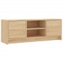 TV cabinet engineered wood Sonoma oak 102x30x37.5 cm by vidaXL, TV Furniture - Ref: Foro24-823256, Price: 55,12 €, Discount: %