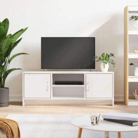 TV stand made of glossy white engineered wood, 102x30x37.5 cm by vidaXL, TV Furniture - Ref: Foro24-823255, Price: 53,64 €, D...