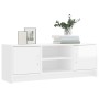 TV stand made of glossy white engineered wood, 102x30x37.5 cm by vidaXL, TV Furniture - Ref: Foro24-823255, Price: 55,93 €, D...