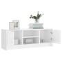 TV stand made of glossy white engineered wood, 102x30x37.5 cm by vidaXL, TV Furniture - Ref: Foro24-823255, Price: 55,93 €, D...