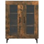 Aparador de madera de ingeniería roble ahumado 69,5x34x90 cm de vidaXL, Aparadores - Ref: Foro24-817336, Precio: 71,99 €, Des...