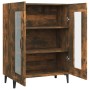 Aparador de madera de ingeniería roble ahumado 69,5x34x90 cm de vidaXL, Aparadores - Ref: Foro24-817336, Precio: 71,99 €, Des...