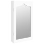 Espejo con joyero de pared blanco 37,5x10x67 cm de vidaXL, Espejos - Ref: Foro24-353220, Precio: 80,03 €, Descuento: %