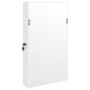 Espejo con joyero de pared blanco 37,5x10x67 cm de vidaXL, Espejos - Ref: Foro24-353220, Precio: 80,03 €, Descuento: %