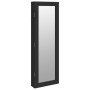 Black wall-mounted mirror with jewelry cabinet 30x8.5x90 cm by vidaXL, Mirrors - Ref: Foro24-353212, Price: 89,81 €, Discount: %