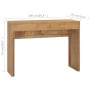 Mesa consola de madera maciza de teca 100x35x75 cm de vidaXL, Mesas auxiliares - Ref: Foro24-288842, Precio: 174,05 €, Descue...