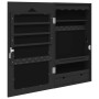 Espejo con joyero de pared negro 37,5x10x67 cm de vidaXL, Espejos - Ref: Foro24-353221, Precio: 79,32 €, Descuento: %