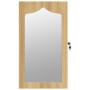 Espejo con joyero de pared 37,5x10x67 cm de vidaXL, Espejos - Ref: Foro24-353222, Precio: 80,15 €, Descuento: %