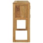 Mesa consola de madera maciza de teca 120x35x75 cm de vidaXL, Mesas auxiliares - Ref: Foro24-288844, Precio: 222,76 €, Descue...