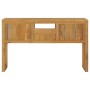 Mesa consola de madera maciza de teca 120x35x75 cm de vidaXL, Mesas auxiliares - Ref: Foro24-288844, Precio: 222,76 €, Descue...