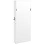 Espejo con joyero de pared blanco 37,5x10x90 cm de vidaXL, Espejos - Ref: Foro24-353223, Precio: 94,20 €, Descuento: %