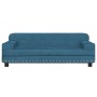 Blaues Samt Kinder Sofa 90x53x30 cm von vidaXL, Baby- und Kleinkindmöbel - Ref: Foro24-3196279, Preis: 91,29 €, Rabatt: %