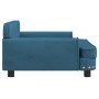 Blaues Samt Kinder Sofa 90x53x30 cm von vidaXL, Baby- und Kleinkindmöbel - Ref: Foro24-3196279, Preis: 91,29 €, Rabatt: %