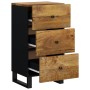 Aparador con 3 cajones hierro madera maciza mango 40x33,5x75 cm de vidaXL, Aparadores - Ref: Foro24-352908, Precio: 124,99 €,...