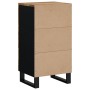 Aparador con 3 cajones hierro madera maciza mango 40x33,5x75 cm de vidaXL, Aparadores - Ref: Foro24-352908, Precio: 124,99 €,...