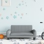 Sofá para niños de tela gris claro 70x45x30 cm de vidaXL, Mobiliario para bebés y niños pequeños - Ref: Foro24-3196269, Preci...