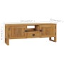 TV-Schrank aus massivem Teakholz, 120 x 32 x 45 cm von vidaXL, TV-Möbel - Ref: Foro24-288845, Preis: 174,83 €, Rabatt: %