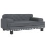 Dark gray velvet children's sofa 70x45x30 cm by vidaXL, Baby and Toddler Furniture - Ref: Foro24-3196295, Price: 69,38 €, Dis...