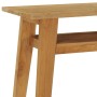 Solid teak wood console table 120x35x75 cm by vidaXL, Side tables - Ref: Foro24-288846, Price: 150,49 €, Discount: %