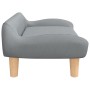 Children's sofa in light gray fabric 70x40x24 cm by vidaXL, Baby and Toddler Furniture - Ref: Foro24-3196344, Price: 62,09 €,...