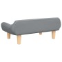 Children's sofa in light gray fabric 70x40x24 cm by vidaXL, Baby and Toddler Furniture - Ref: Foro24-3196344, Price: 62,09 €,...