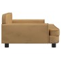 Brown velvet children's sofa 90x53x30 cm by vidaXL, Baby and Toddler Furniture - Ref: Foro24-3196284, Price: 84,99 €, Discoun...