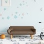 Brown fabric children's sofa 70x40x24 cm by vidaXL, Baby and Toddler Furniture - Ref: Foro24-3196346, Price: 62,09 €, Discoun...