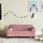 Pink velvet children's sofa 70x45x30 cm by vidaXL, Baby and Toddler Furniture - Ref: Foro24-3196296, Price: 72,01 €, Discount: %