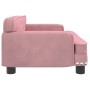 Pink velvet children's sofa 70x45x30 cm by vidaXL, Baby and Toddler Furniture - Ref: Foro24-3196296, Price: 67,86 €, Discount: %