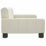 Cream Synthetic Leather Children's Sofa 70x45x30 cm by vidaXL, Baby and Toddler Furniture - Ref: Foro24-3196275, Price: 67,99...