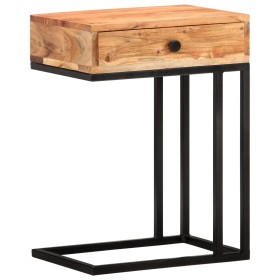 U-shaped side table solid acacia wood 45x30x61 cm by vidaXL, Side tables - Ref: Foro24-289090, Price: 86,59 €, Discount: %