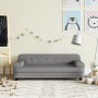 Gray Synthetic Leather Children's Sofa 90x53x30 cm by vidaXL, Baby and Toddler Furniture - Ref: Foro24-3196290, Price: 97,02 ...