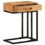 U-shaped side table solid acacia wood 45x30x61 cm by vidaXL, Side tables - Ref: Foro24-289090, Price: 86,99 €, Discount: %