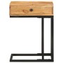 U-shaped side table solid acacia wood 45x30x61 cm by vidaXL, Side tables - Ref: Foro24-289090, Price: 86,99 €, Discount: %