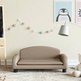 Cappuccino-Kindersofa aus Kunstleder, 70 x 45 x 30 cm von vidaXL, Baby- und Kleinkindmöbel - Ref: Foro24-3196367, Preis: 66,9...