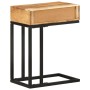 U-shaped side table solid acacia wood 45x30x61 cm by vidaXL, Side tables - Ref: Foro24-289090, Price: 86,99 €, Discount: %