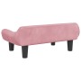 Rosa Samt-Kindersofa 70x40x24 cm von vidaXL, Baby- und Kleinkindmöbel - Ref: Foro24-3196352, Preis: 59,13 €, Rabatt: %