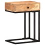 U-shaped side table solid acacia wood 45x30x61 cm by vidaXL, Side tables - Ref: Foro24-289090, Price: 86,99 €, Discount: %