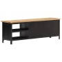 Mueble para TV 120x30x40 cm madera maciza de mango de vidaXL, Muebles TV - Ref: Foro24-289101, Precio: 227,27 €, Descuento: %