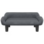 Dark gray velvet children's sofa 70x40x24 cm by vidaXL, Baby and Toddler Furniture - Ref: Foro24-3196351, Price: 59,13 €, Dis...