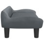 Dark gray velvet children's sofa 70x40x24 cm by vidaXL, Baby and Toddler Furniture - Ref: Foro24-3196351, Price: 59,13 €, Dis...