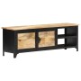 Mueble para TV 120x30x40 cm madera maciza de mango de vidaXL, Muebles TV - Ref: Foro24-289101, Precio: 227,27 €, Descuento: %